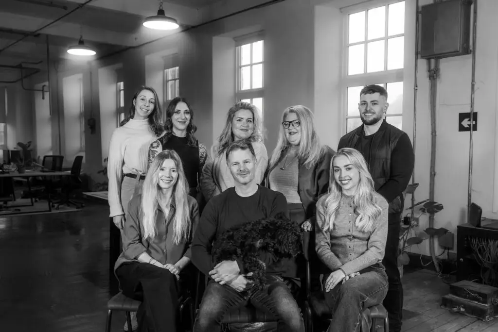 We Are Digital Agency Team Photograph black and White 1